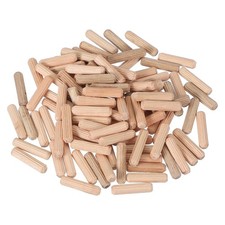 Wooden Dowel Pins 1/4" x 1" 6mm x 25mm Straight Dowel Rods Count 150