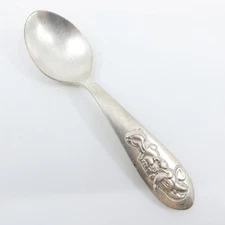 Disney Collection by Reed & Barton Silverplate 4 1/2" Minnie Mouse Baby Spoon