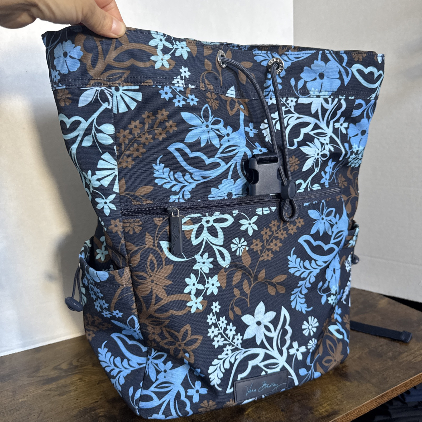 Vera Bradeley Large Ripstop Polyester Backpack Na… - image 2