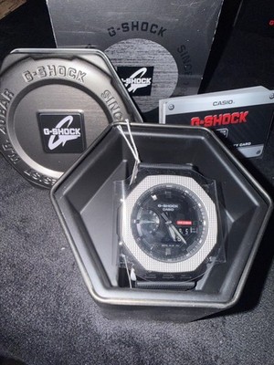 New Casio G-Shock G-Steel Black Dial Black Resin Band Watch 49.3mm GM2100BM-1A