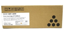 Genuine Ricoh Savin Lanier SP 3400LA Black Print Cartridge New! 406464