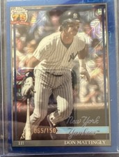 2026 Topps Series 1 - 1991 Topps Chrome Mojo Don Mattingly Blue Refractor 65/150