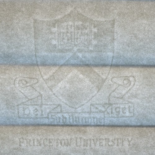 Carta per macchina da scrivere vintage Princeton University Watermark Stationary Rising Paper Co. - Foto 2 di 18