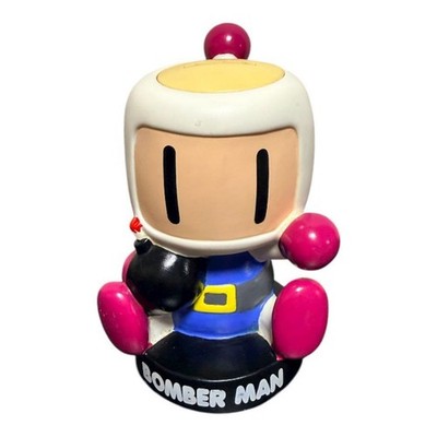 Bomberman HUDSON Retro Sound Sparschwein Figur Sammlerstück Spielzeug Vintage