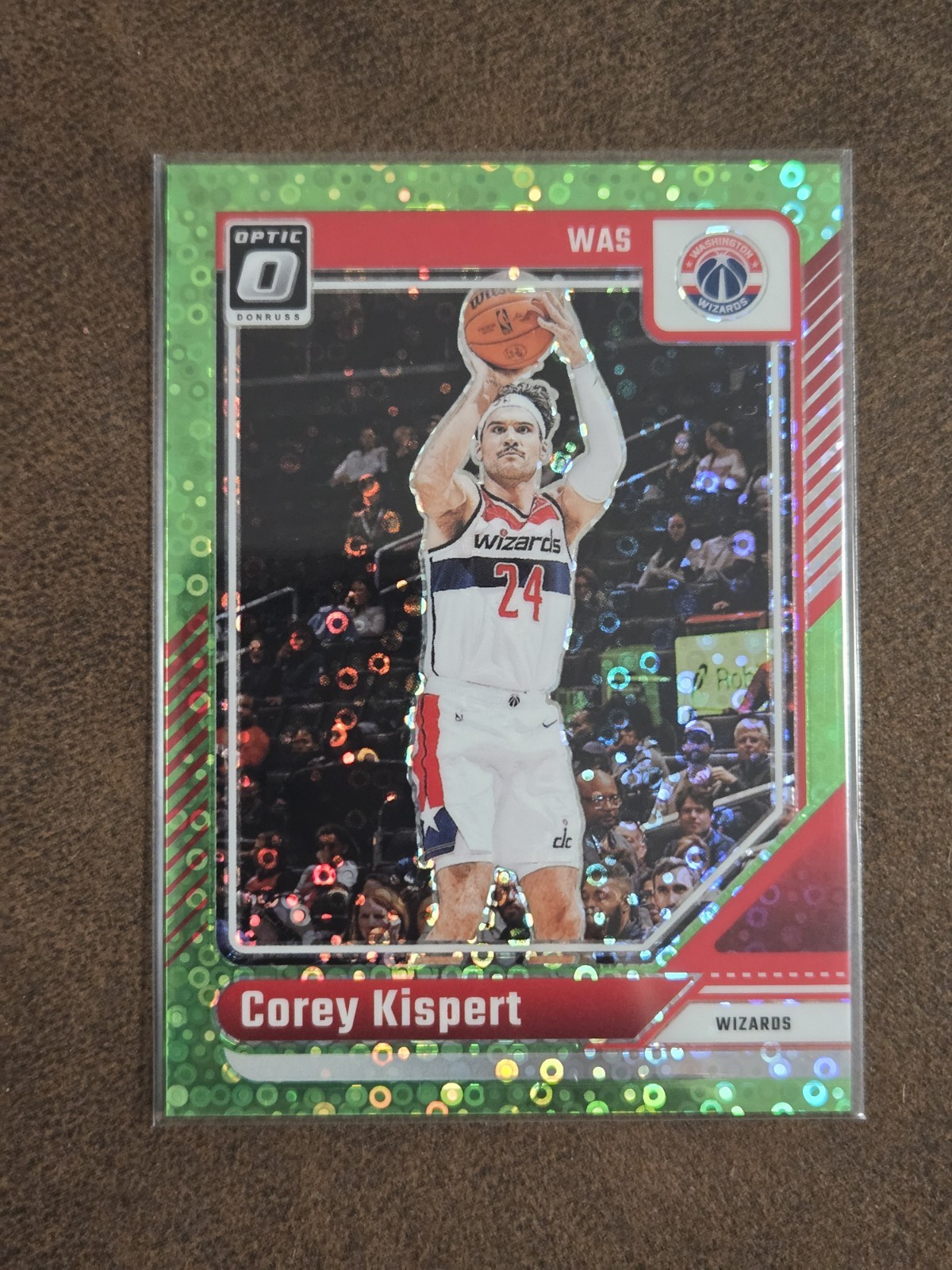 Panini 2021-22 Donruss Optic Fast Break Prizm Corey Kispert #183 /5 Wizards