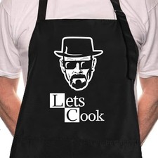 Funny Cooking Chef Apron with Pockets BBQ Kitchen Work Aprons Birthday