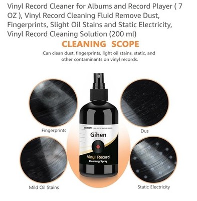 Gihen Vinyl Cleaning Solution & Microfibre Cloth