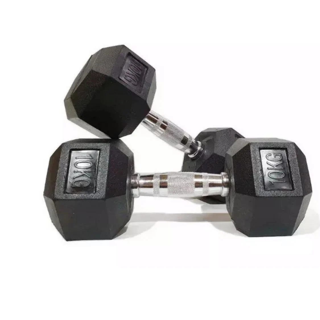 Rubber Hex Dumbbell (2.5kg-50kg/ 2.5kg increments)