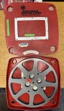 1 - 16mm 800' EMPTY METAL FILM REEL NAN GOLDIN LABEL GREY A- NICE