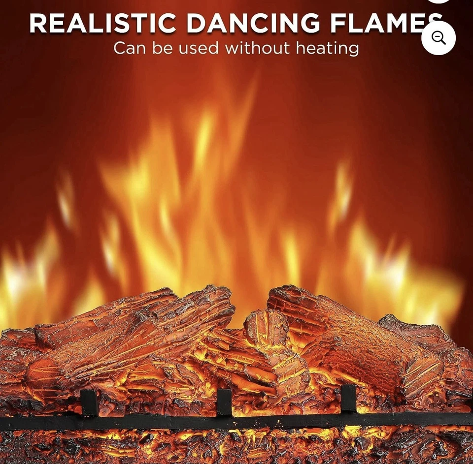 TURBRO 707-98-152A Electric Fireplace - Black - Image 4 of 4