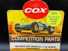 Cox 9813 Extra Narrow Mag Wheels 1/24 Scale Vintage Slot Car