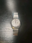 Seiko 7009-8229 Automatic Vintage, Silver dial, cracked crystal, Men's watch