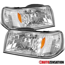 Fit 1993-1997 Ford Ranger 2in1 Style Led Strip Headlightscorner Signal Lamps Fit 1993-1997 Ford Ranger 2in1 Style Led Strip Headlightscorner Signal Lamps