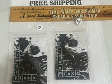 LOT OF 2 JDM Bass Puzzle Grass Piece 1/2oz. G08 Green Pumpkin FREE SHIPPING NIPS