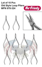 10 Pcs Lot Old Style Loop Pliers MPN 678-324 HU FRIEDY
