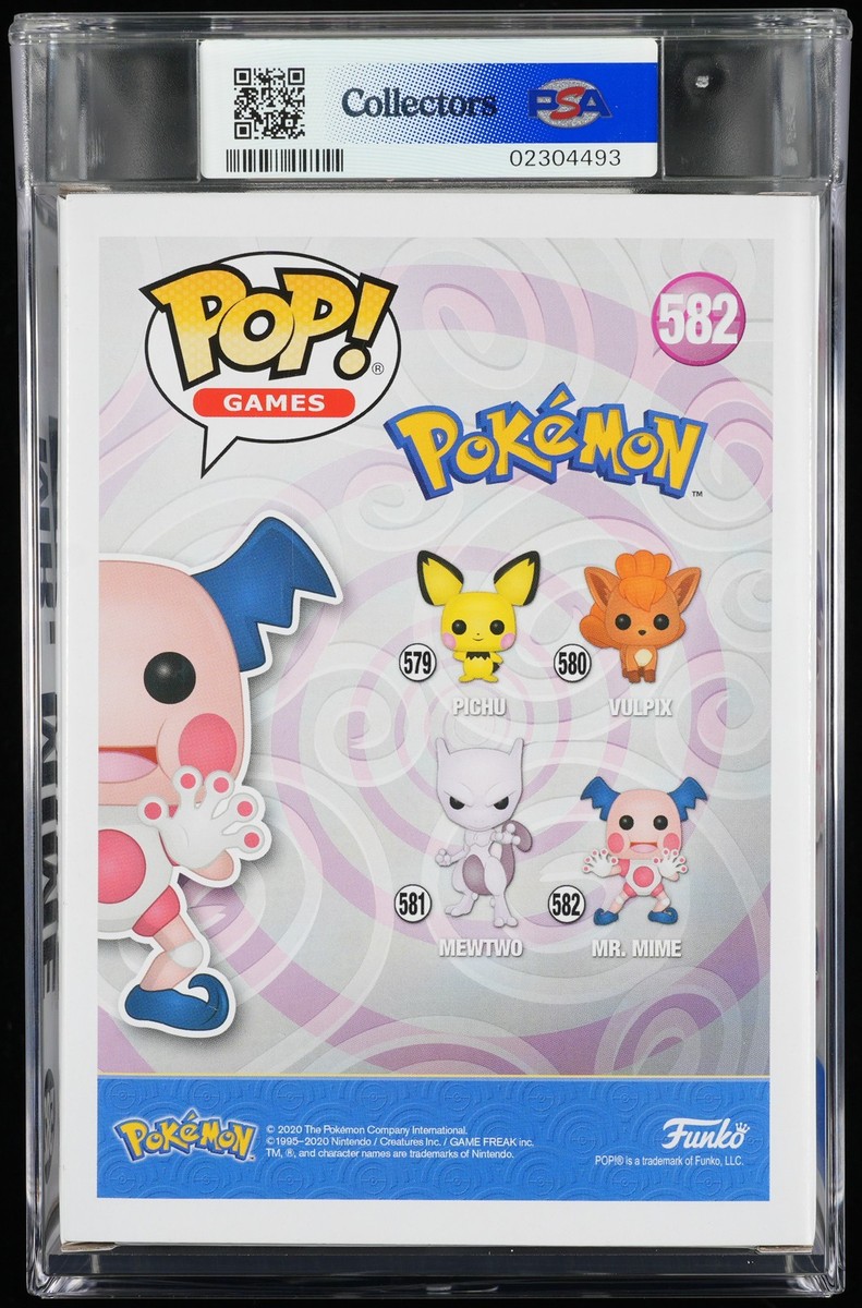 Funko POP! Pokemon 582 Mr. Mime PSA MINT 9 | eBay