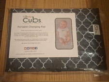 Comfy Cubs Portable Diaper Changing Pad Black  White - Medium 
