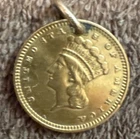 Photo of a 1862-P Gold Dollar from an eBay listing that sold on Jun 7, 2026
