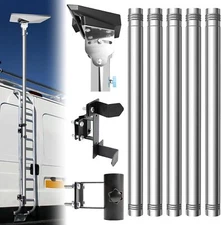 Starlink Mini Pole Mount, 8 Ft Starlink Mimi Mounting Kit with RV Ladder Mount