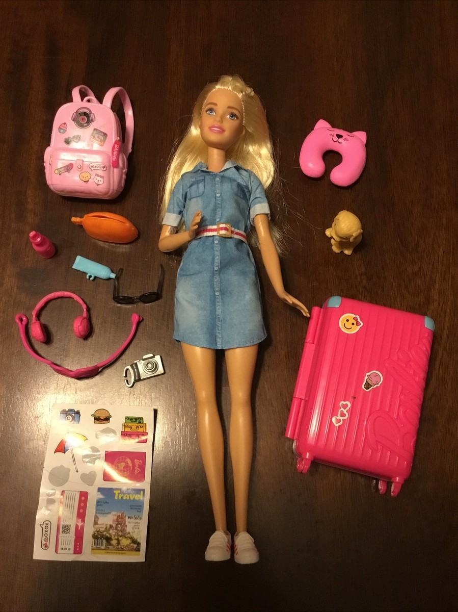 Doll Accessories Barbie Doll Luggage Set Barbie Doll Travel Set
