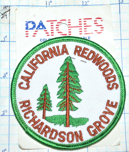 CALIFORNIA REDWOODS RICHARDSON GROVE STATE PARK PATCH