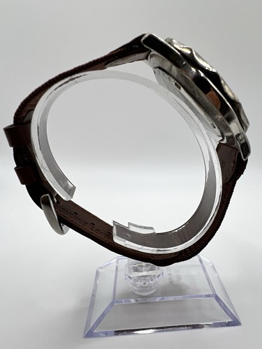 Vintage Silver Tommy Hilfiger 1500 Professional Men’s Watch Rotating Bezel Brow - Picture 3 of 19