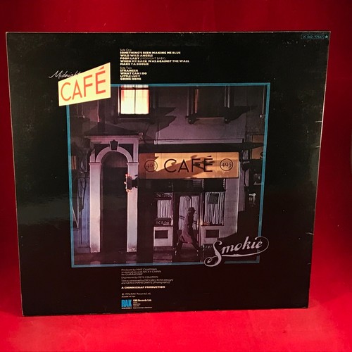 SMOKIE Midnight Café 1976 UK vinyl LP + INNER A2 B1 smokey RAK cafe - Imagen 2 de 7