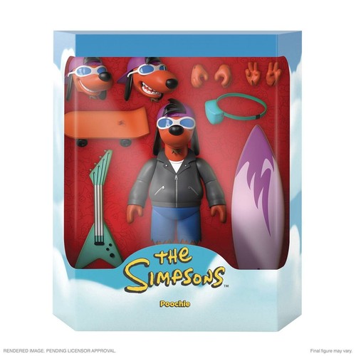 Simpsons Ultimates Wave 1 Set Space Homer Moe Robot Itchy Scratchy Poochie - Picture 7 of 12