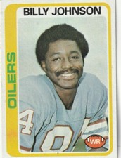 FREE SHIPPING-MINT-1978 #390 Billy Johnson Oilers PLUS BONUS CARDS