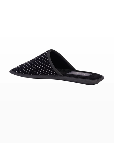 NEW kate spade new york dove velvet slipper slip on in Black Glitter, Size  8 NIB | eBay