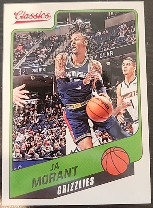 2021-22 Panini Chronicles Classics #167 Ja Morant card, Memphis Grizzlies