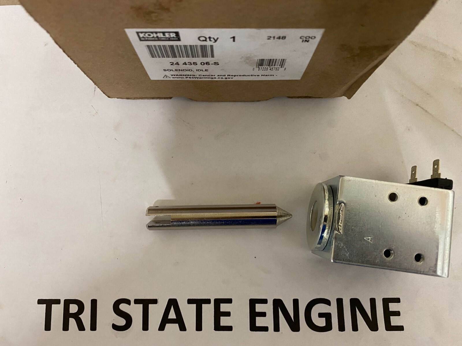 Genuine OEM Kohler SOLENOID IDLE Part 24 435 06S Fits Miller Welders