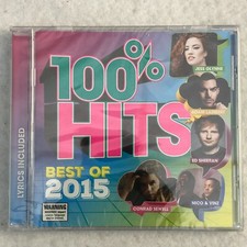 Best of 2015 100% Hits CD Ed Sheeran Conrad Sewell Adam Lambert Various Sealed