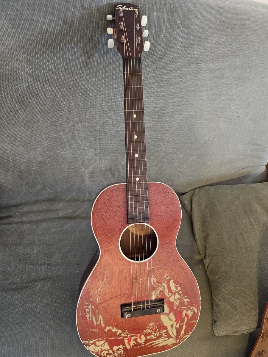Silvertone Cowboy Guitar 1958/1959 With Original Case | eBay