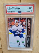 2021-22 Upper Deck Vasily Podkolzin Young Guns PSA 10 Gem Mint Rookie RC #481