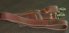 New Brown Distressed Leather Replacement Shoulder Strap Messenger Bag / Luggage