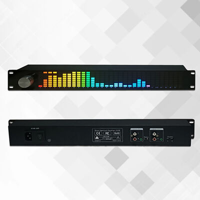 31 Bands Music Spectrum Display Dual 2 Channel 15 Bands Equalizer include Remote