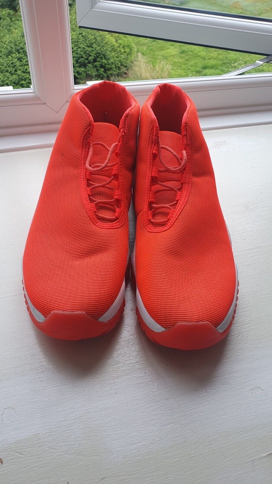 Nike Air Jordan Future UK 12 INFRARED 23-WHITE REFLECTIVE 2014 *Rare* image 3