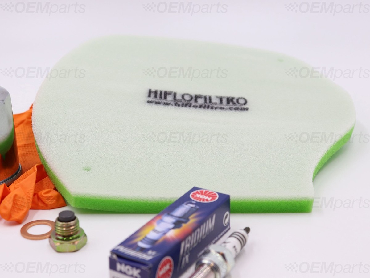 Air / Chrome Oil Filter, Iridium Spark, Drain Plug YAMAHA