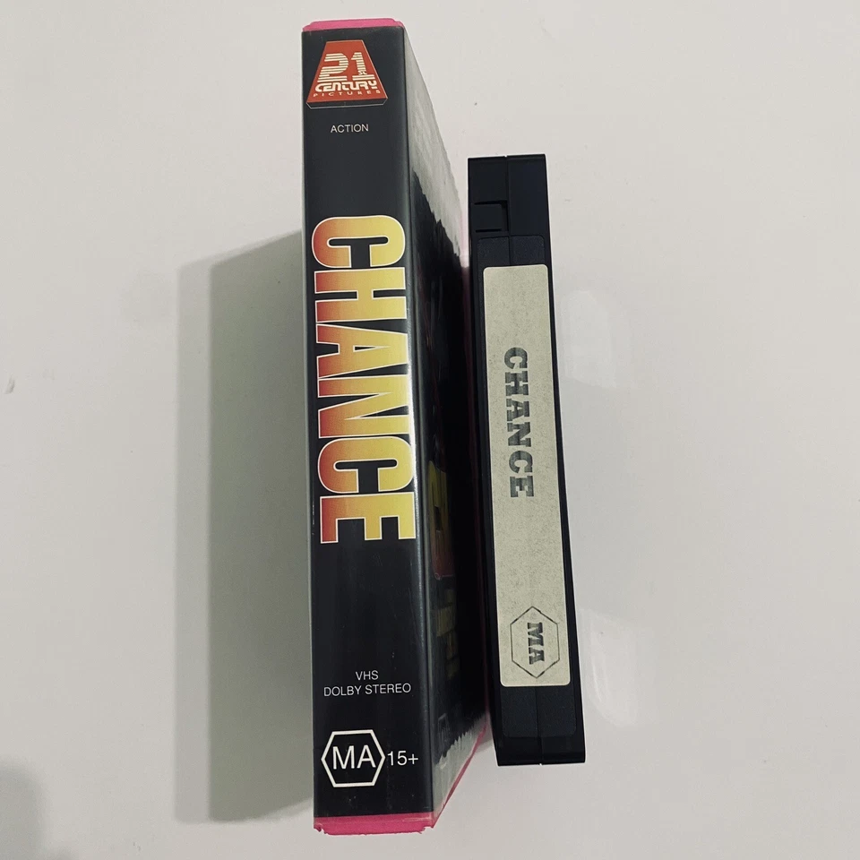 Chance (VHS, 1990) 90s Action Movie VHS Video Ex Rental Tape OOP Crime Film - Image 4 of 4