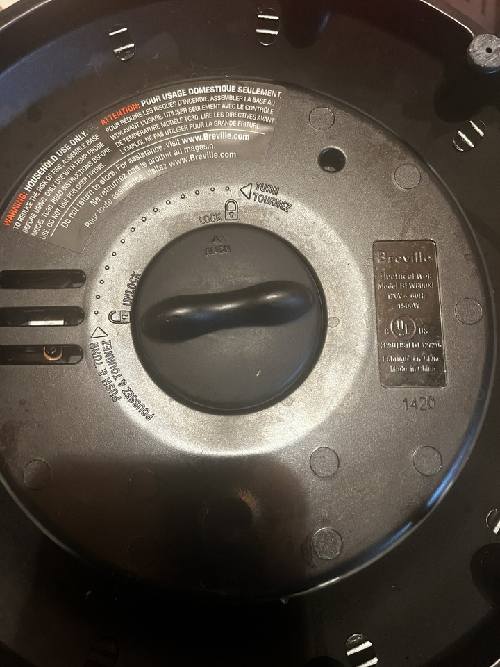 Wok eléctrico sofreír Breville BRC600XL - 110V