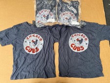 Lot Of 4 NWT Wright & Ditson CHICAGO Cubs T Shirt YOUTH SMALL - XS - LARGE NEW