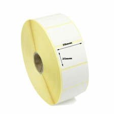 Image of ZEBRA Compatible Thermal Labels 35x14mm 38x25mm 50x52mm 1,000 / 2,000 per roll
