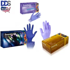 Aurelia Nitrile Exam Gloves XS/S/M/L/XL Sonic, Amazing, Transform 100ct/300ct