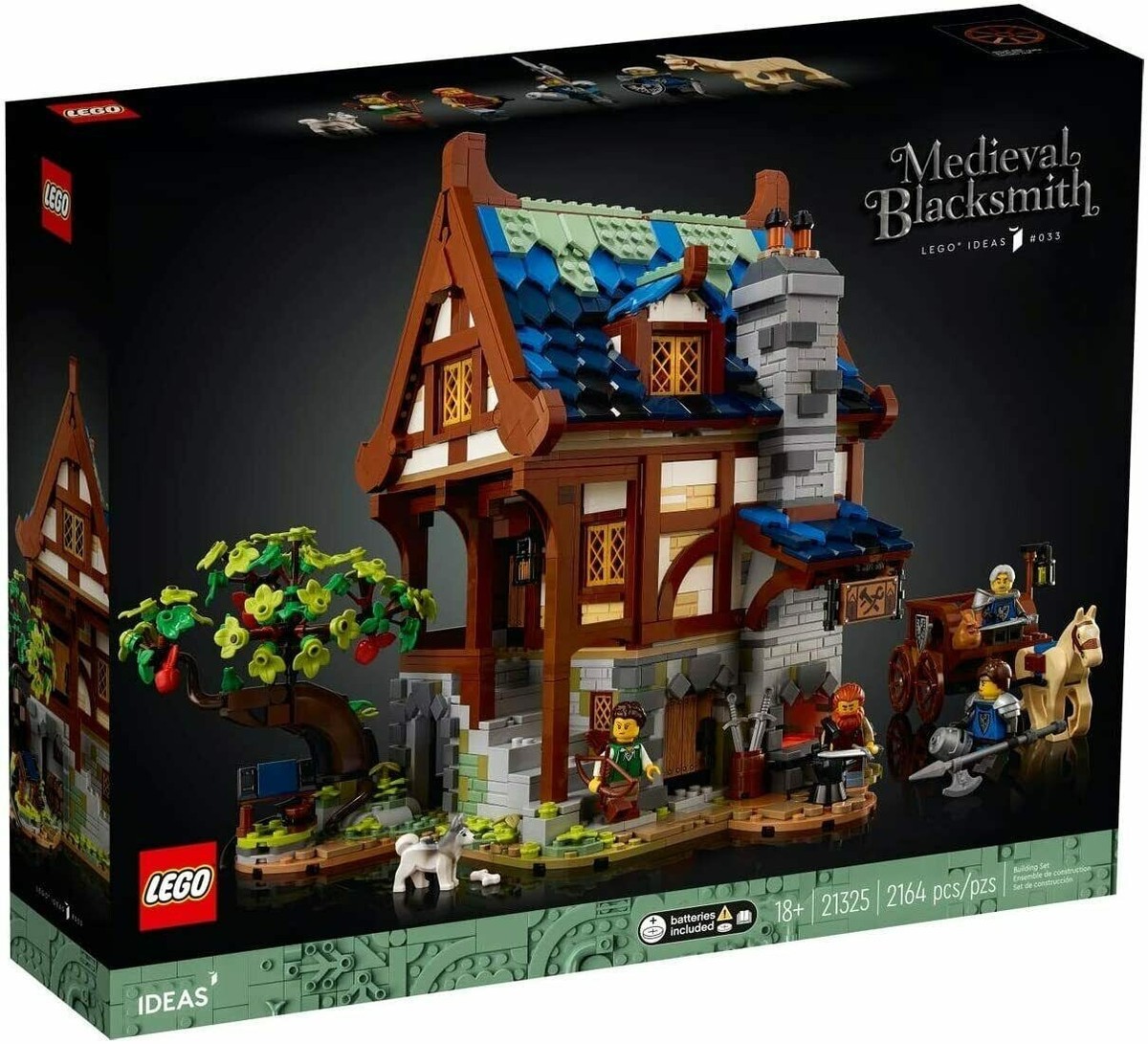 LEGO 21325 Medieval Blacksmith Castle theme History build New Sealed  Retired