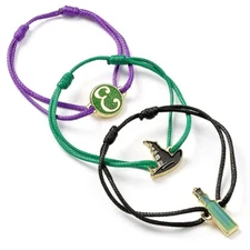 Wicked Elphaba Friendship Bracelet Set - Green & Purple
