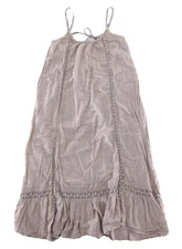 Aerie 100% Cotton Gauze Mauve Pink Long Maxi Slip Tank Sun Dress Women Small