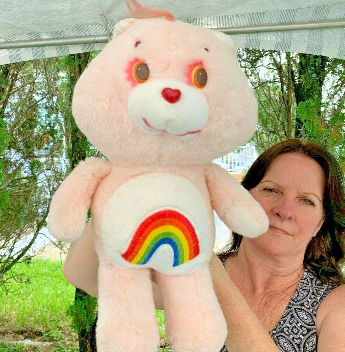 ✓ RARE Vintage 1983 LARGE Kenner Cheer Care Bear 16