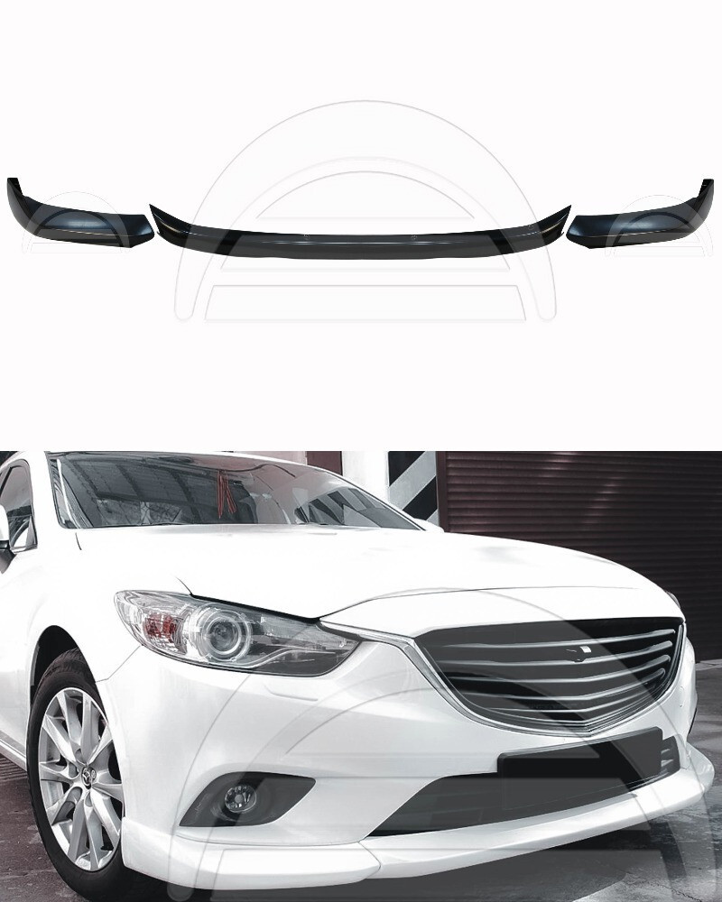 Front lip SkyActiv V2 for Mazda 6 Mazda GJ 2012-2015 Lip Fangs for