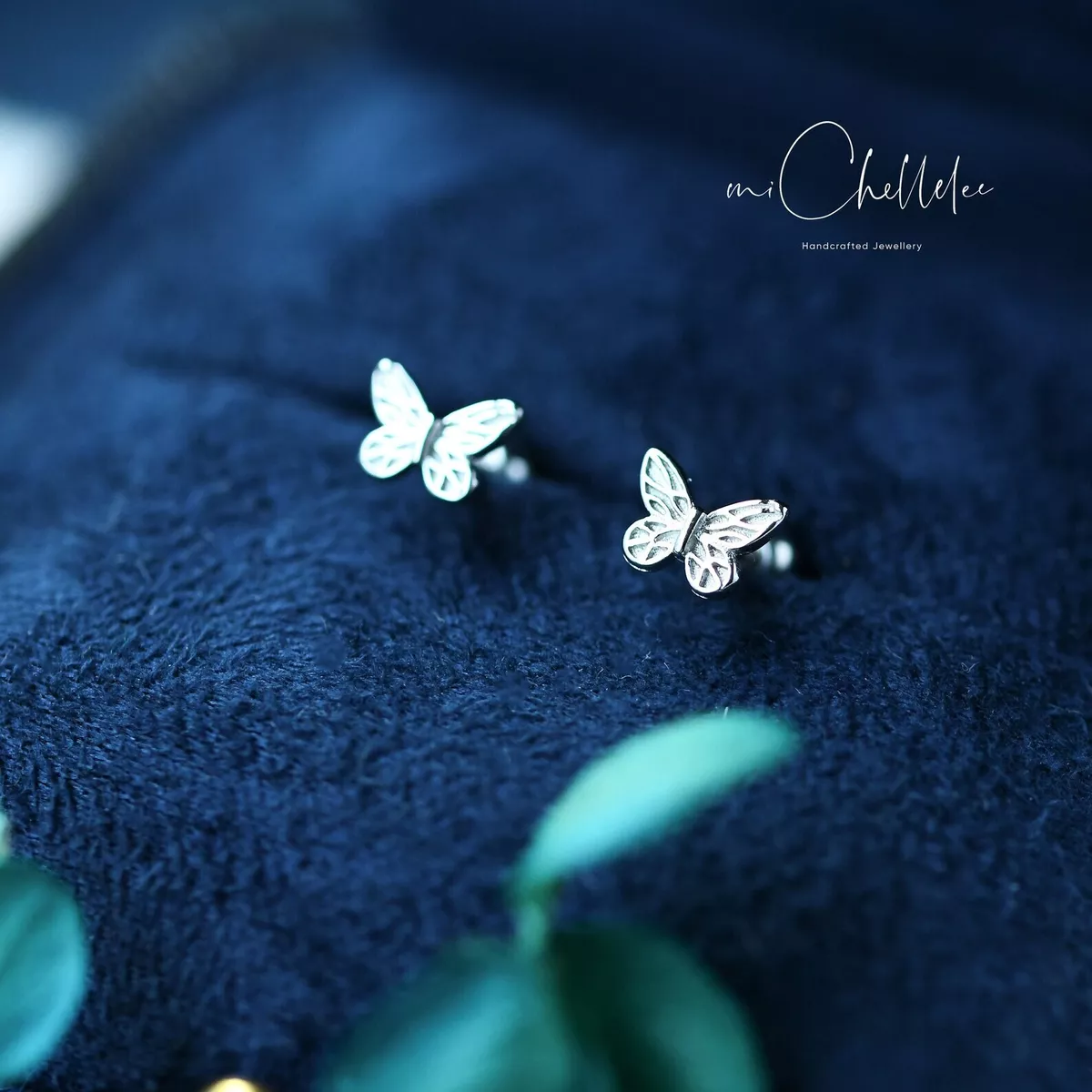 Tiny butterfly clearance stud earrings
